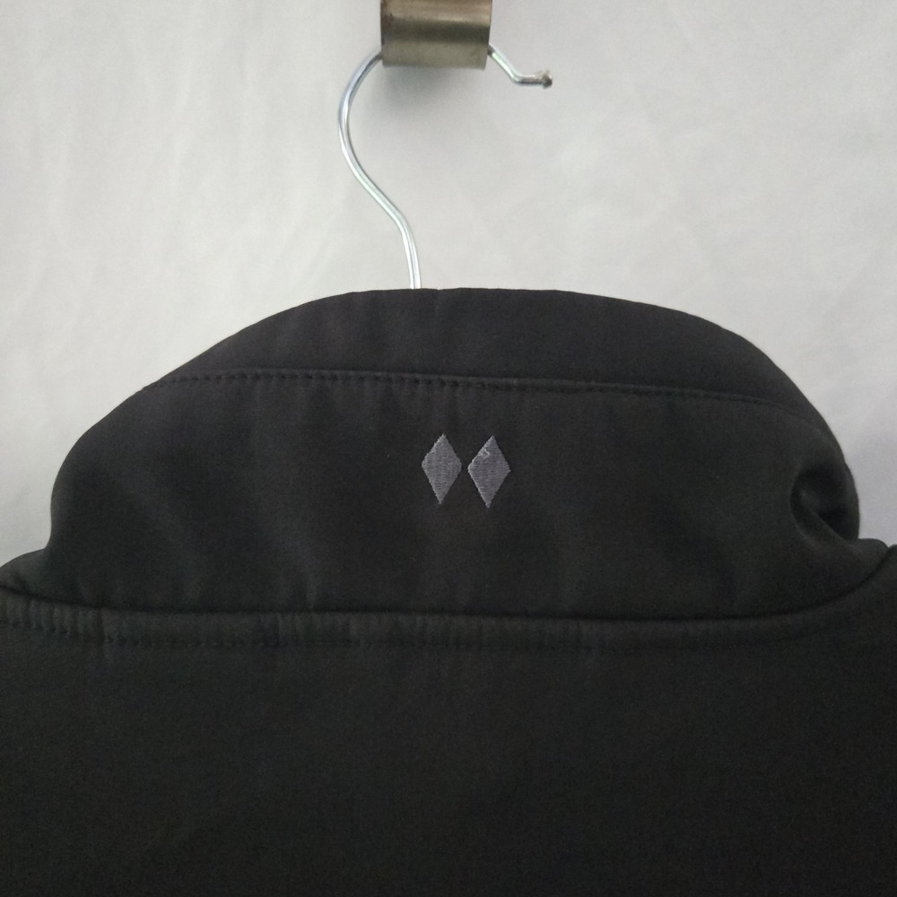 Black Diamond Jacket Double Diamond Men's XL Softshell Full Zip Fleece Lined‎ - Picture 5 of 13